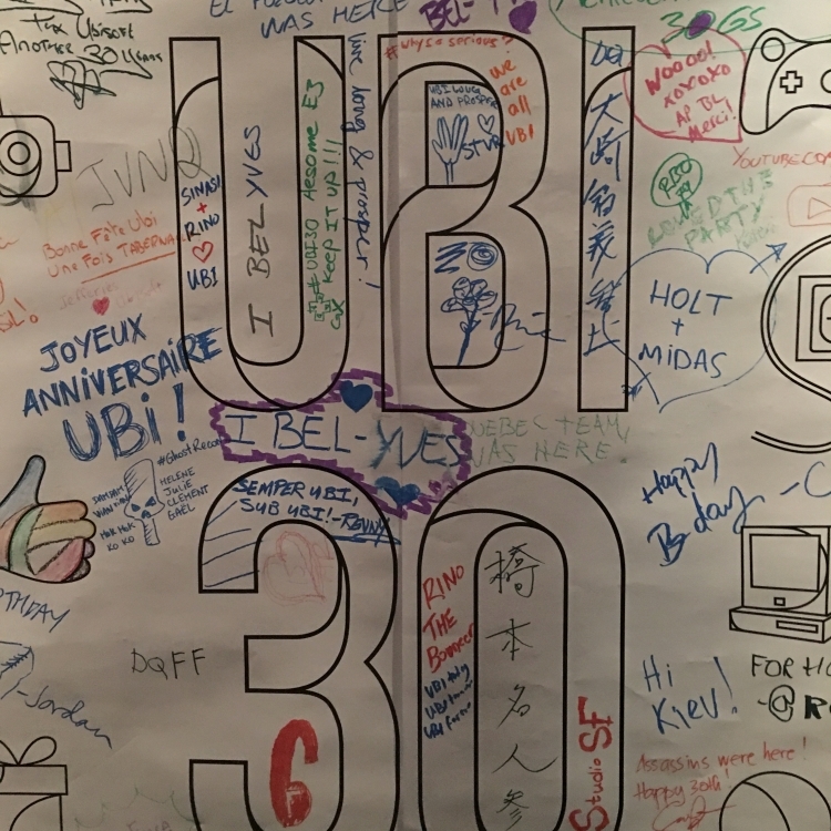 Ubi 30 Party in Hollywood / Interior - Memoirs & Autographs Board