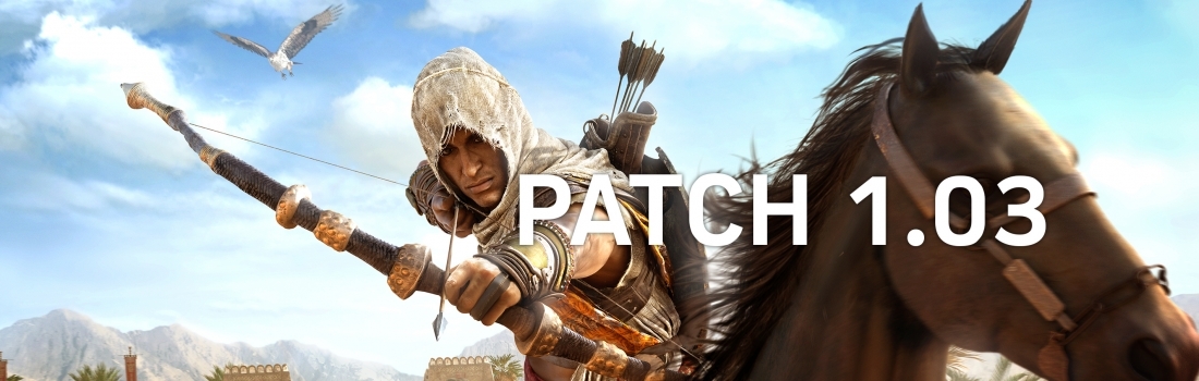 Assassin’s Creed Origins – Patch 1.03 Released