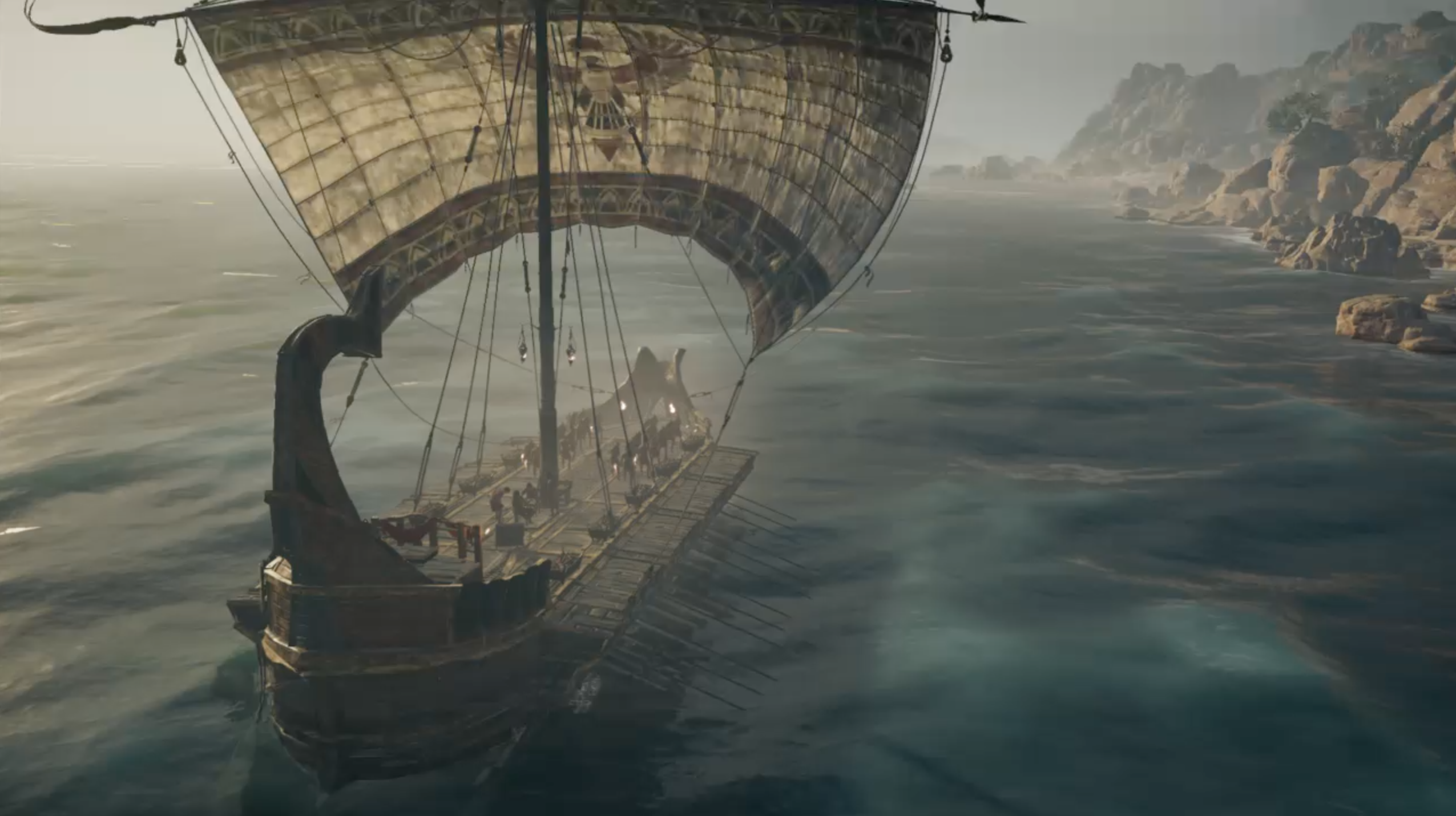 Assassin’s Creed Origins – Naval Combat Gameplay with Aya